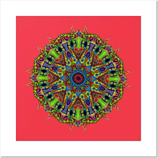 Rustic Mandala Posters and Art